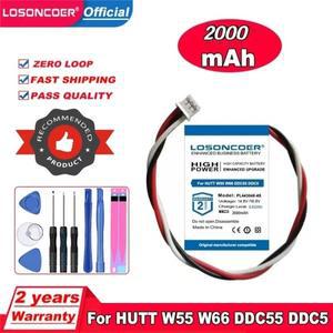 HUTT DDC55 W55 W66 창 청소 로봇 유리 세척 진공 물 스프레이 전기 Windows 세탁기 부품 배터리