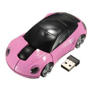 2.4GHz 스포츠카 무선 마우스 USB 스크롤 1600DPI 자동차 모양의 노트북/PC에 편리한 저에너지 소비