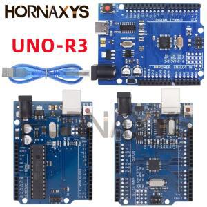 UNO R3 개발 보드 ATmega328P CH340 Arduino호환 R3용(케이블 확장 있는 스트레이트 핀 헤더 포함)