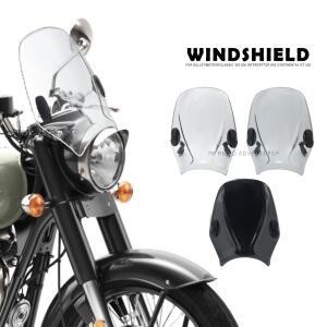 Bullet/Meteor/Classic 350 500 Interceptor 650 Continental GT 535 오토바이 윈드 실드 바이저 스크린 디
