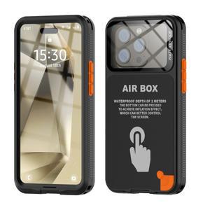 Shellbox  창 사진 수중 터치 스크린 iPhone 12 Pro 13 14 15 Max IP68 방수 휴대폰 케이스에 최적