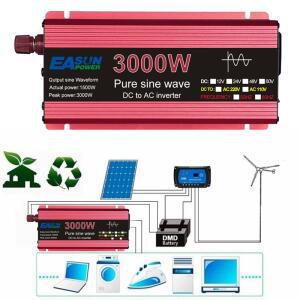 EASUN 순수 사인파 인버터 12V  전압 오토바이 3KW 변압기 태양 광 자동차