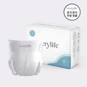 에브리라이프 기저귀 밴드형 흡수력 공용 4단계 25매입 1팩 GST