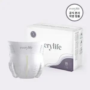 에브리라이프 밴드 기저귀 아기 공용 1단계 35매입 1팩 GST