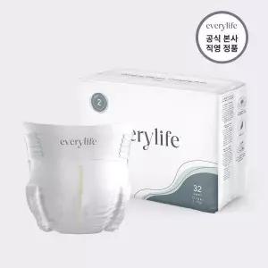 에브리라이프 기저귀 밴드형 공용 2단계 32매입 1팩 GST