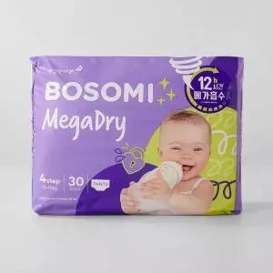 보솜이 메가드라이 팬티 기저귀 대형 30개입 1팩 GST