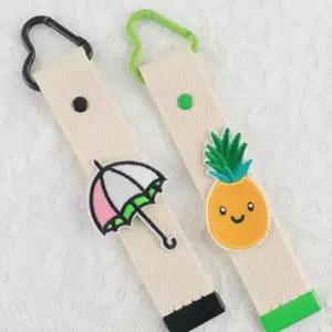 [하프클럽/]키링 이름표 버클 가방 카라비너 하트 열쇠고리 네임택 스트랩