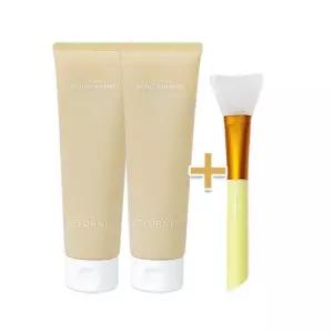 리터니티 율무팩 모공 스킨 클린 팩 200ml 2개+실리콘브러쉬
