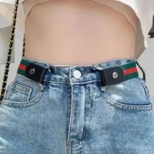 [룽스_62]허리띠 노버클 고탄력 허리띠 밴딩 프리밸트