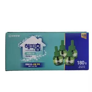 유한양행 해피홈 리퀴드형 퇴치제 리필 45일 x 4개(180일) /24년생산제품