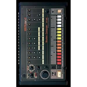 롤랜드 TR 808 패턴 좋아하는 드럼 머신 합성 종이에 저장하세요 패턴을 주석
