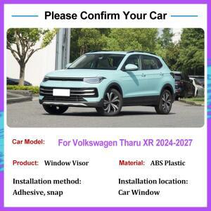 폭스바겐 VW 타루 XR 2024-2027 2025 4PCS 디플렉터 레인 바이저 윈드실드 자동차 측면 창문 트림 액세서리