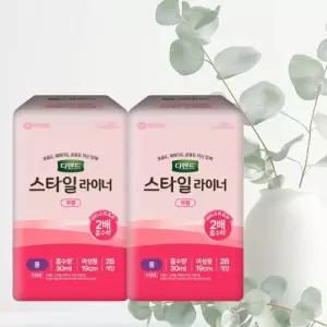 [디펜드] 디펜드 요실금 스타일 라이너 여성용 무향 롱 28매 2팩 팬티라이너 소변패드
