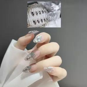 [룽스_62]셀프네일아트 네일디자인 세트 웨딩 셀프젤 24pcs