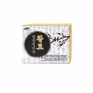 [룽스_62]황토 세안비누 케이스한방때비누 110g