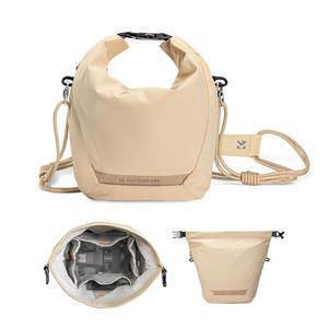 K&F CONCEPT 카메라 슬링 백 소형 컴팩트 케이스, 도시 거리 사진용 귀엽고 부드러운 카메라 파우치 핸드백