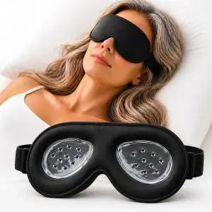 백내장 및 라식 을 위한 수면 마스크 ？ 조절 가능한 정밀 차폐 시스템 편안한 수면을 3D 윤곽 눈 보호.