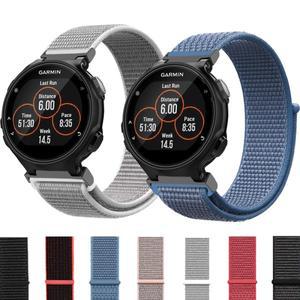 Garmin Forerunner 735XT 손목 밴드 용 나일론 루프 시계 220 230 235 620 630 팔찌 스트랩 Smartwatch