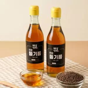 제성상회 진한 들기름 350ml + 350ml