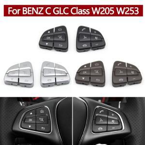 W205 자동차 스티어링 휠 스위치 제어 버튼 벤츠 호환 C GLC 클래스 C180 C200 용 다기능 0999050200