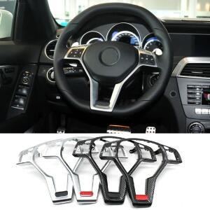 메르세데스 호환 벤츠 호환 AMG A B C E GLK GLA CLA CLS 클래스 W176 W246용 미끄럼 방지 맞춤형 카본 파