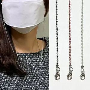 스트랩 진주목걸이 마스크 투톤구슬 비즈 체인 마스크줄 마스크끈 마스크