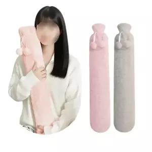대용량 토끼털 보온물주머니 2500ml 79cm 캠핑핫팩 찜질팩_25336589