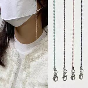 스트랩 진주목걸이 마스크 컬러구슬 비즈 체인 마스크줄 마스크끈 마스크