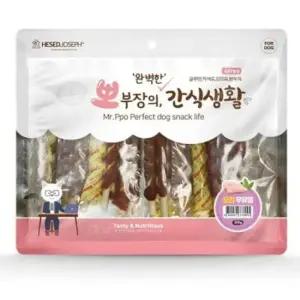 강아지 오리 우유껌 300g 1P 애견 영양 져키 껌간식