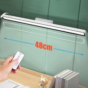 독서실조명 USB 충전식 LED 독서등, 책상 침대 옆 수납장 램프, 걸이식 거울, 48CM 조명, 테이블 자석