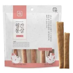 고양이 통살 간식 연어 30개입 1P 져키 소시지 스틱