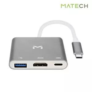 메이텍 C타입 멀티허브 HDMI PD충전 3in1 미러링 맥북 (W9C039C)