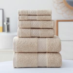 3pcs 고급스러운 목화 수건 세트 울트라 소프트 고 흡수성 1 목욕 타월 핸드 가정용 욕실용 포함