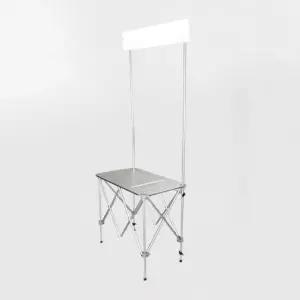행사용 간이 가판대 이동식 진열대 홍보선반 전시대 매대 상품매대 선반 (WD32CB3)