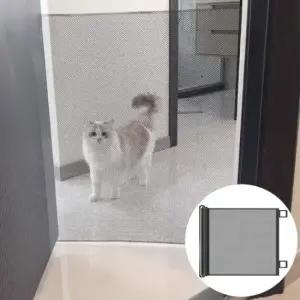 반려동물 보호 안전 차단망 울타리 슬라이딩 메쉬펜스