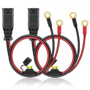 NOCO GC002 X-Connect 6mm 스마트 배터리용 2팩 와이어 하네스 트리클 충전기 케이블 텐더 리드 점프 스타