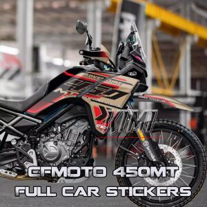 CFMOTO 450MT MT 2024 오토바이 수정 방수 바디 스티커 데칼 장식 연료 탱크 패드 키트 보호대