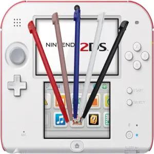 UUShop 5종 스타일리시 컬러 터치 스타일러스 펜 닌텐도 2DS/3DS 새 버전용 아님 게임패드용