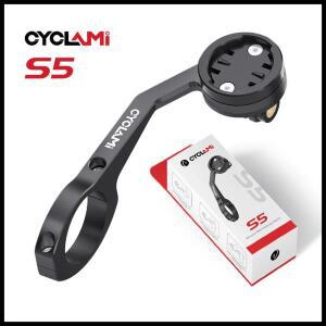 CYCLAMI S5 알루미늄 합금 양면 자전거 컴퓨터 마운트 MTB 도로 GPS 헤드 라이트 홀더 Bracke For GARMIN X