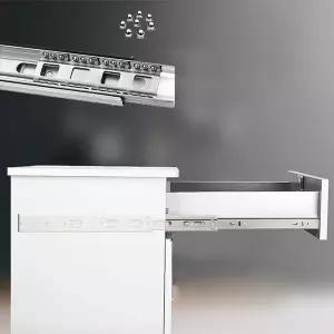 3단 가구 서랍 레일 옷장 서랍장 싱크대 부속품 350mm 주방서랍레일 (WC542DF)
