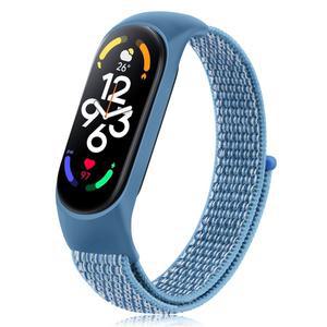 샤오미호환 Mi Band 7 6 5 용 나일론 스트랩 Amazfit Smartwatch 액세서리 팔찌 교체 시계 밴드 조절 식 손