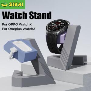 OPPO WatchX/Oneplus Watch 2/2R 홀더 독 충전 스테이션용 SIKAI 스마트 워치 스탠드(OPPO 케이블 포함)