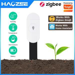 히든센서 ZIGBEE 온도 습도 수분 감지기 모니터 정원 APP 센서 실시간 테스터 토양 전화 스마트