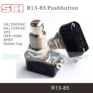 R13-85 SCI 푸시버튼 순간 SPST 기타 풋 스위치