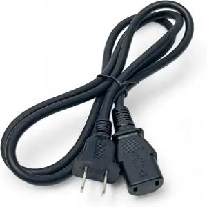 Xbox One 360 슬림 E 전원 공급 장치 브릭 케이블 교체와 호환되는 Pegly OEM 2 Prong AC 코드