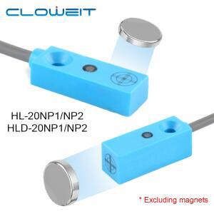 Cloweit 15mm 20mm 마이크로 홀 효과 센서 IP68 근접 마그네틱 스위치 NPN PNP 3 선 NO/NC DC 12V 24V 원격