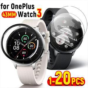 OnePlus Watch 3 43MM 하이드로겔 필름 및 복합 화면 보호기 3용 HD 긁힘 방지