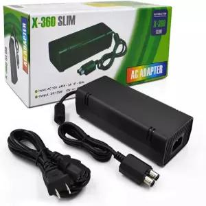YUDEG Xbox 360 슬림 전원 공급 장치 전용 조용한 AC 충전기 100-240V 벽돌