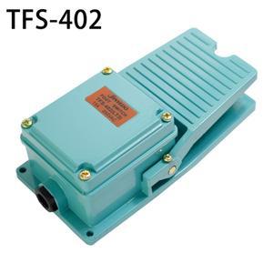 1피스 AC 250V 15A 1NO 1NC 순간 발판 페달 풋 스위치(케이블 글랜드 포함) TFS-402 녹색 제어