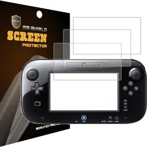 미스터 쉴드 [3-PACK] 닌텐도 Wii U 콘솔 안티 글레어 [매트] 화면 보호기(PET 소재)용으로 설계되었습니다
